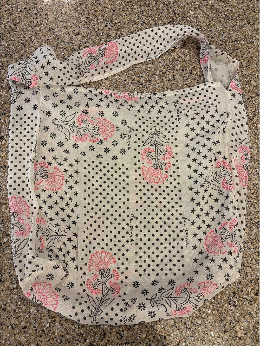 Free People Reusable Boho Tote Bag